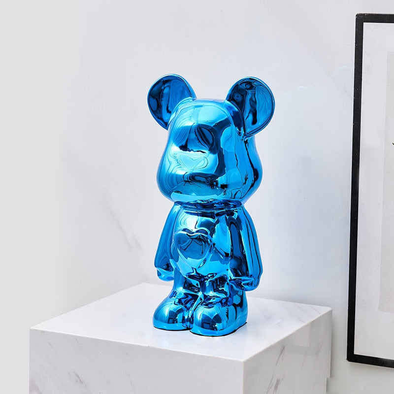 HomyPoint™ Space Bear Metallic Sculpture