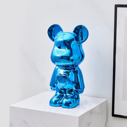 HomyPoint™ Space Bear Metallic Sculpture