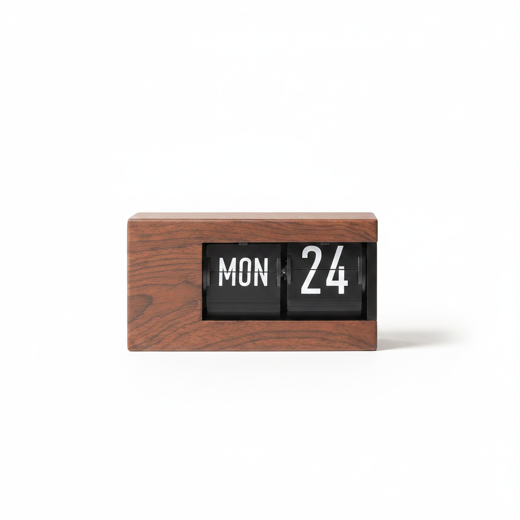 HomyPoint Flip Calendar Clock