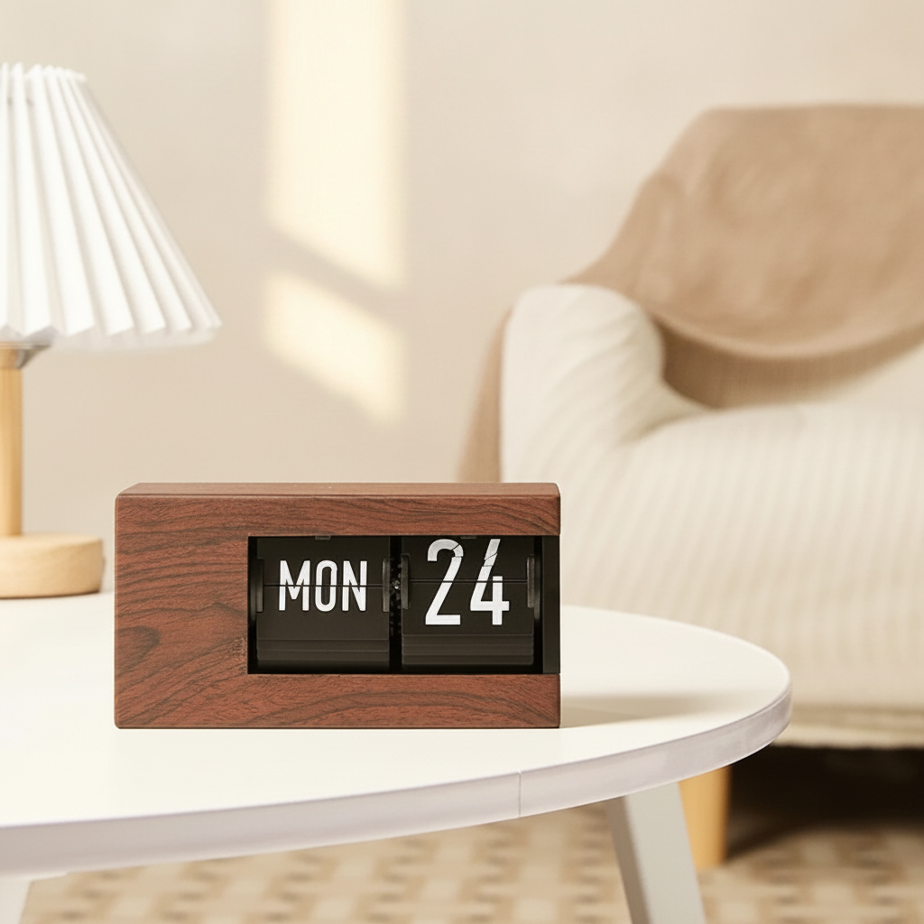 HomyPoint Flip Calendar Clock