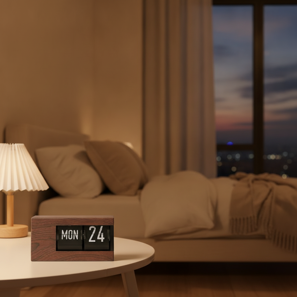 HomyPoint Flip Calendar Clock
