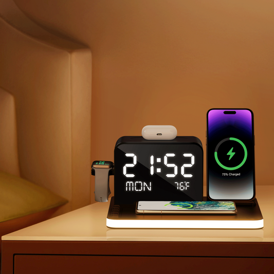 HomyPoint™ Wireless Charging Station with LED Night Light