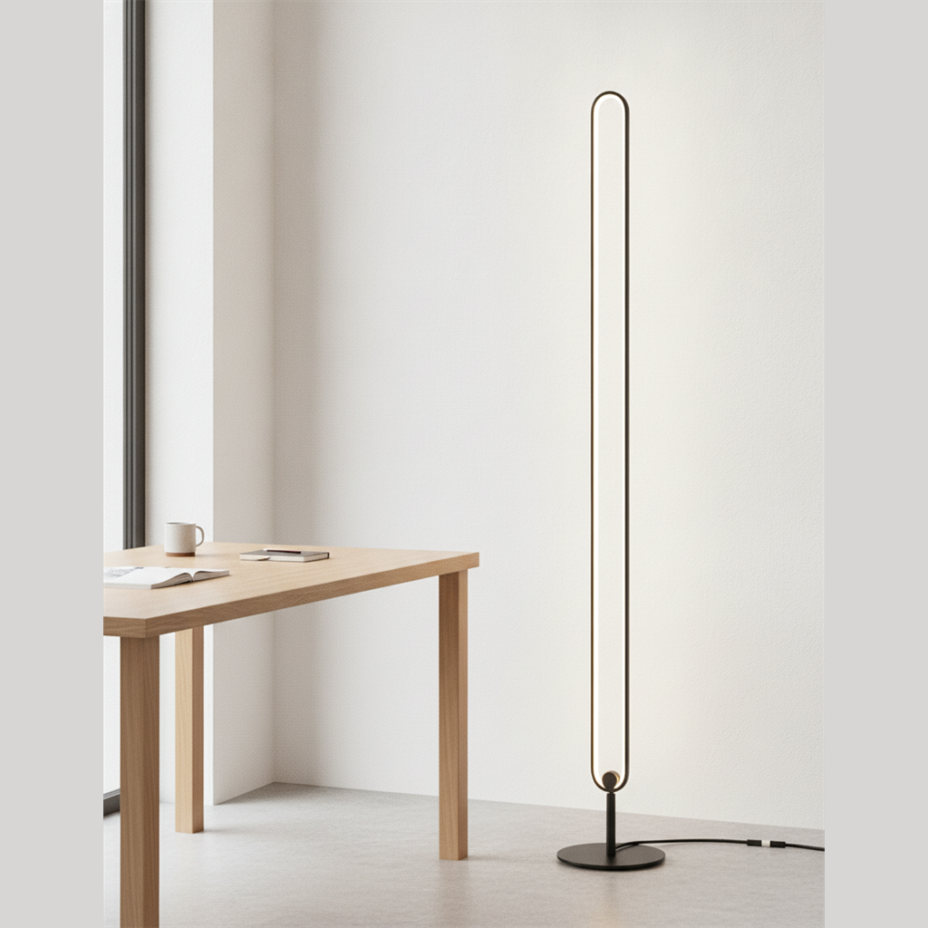 HomyPoint Oblate LED Floor Lamp