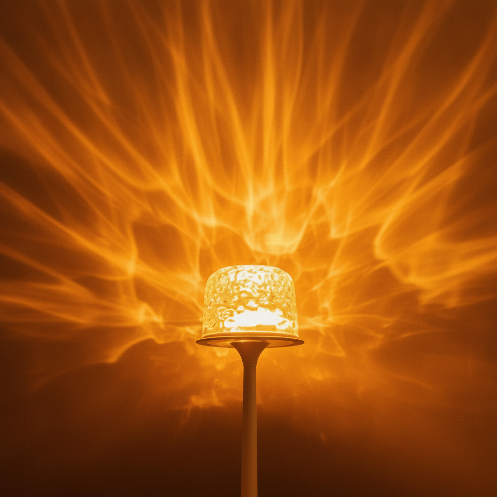 HomyPoint™SkyWave Lamp — studio product photograph
