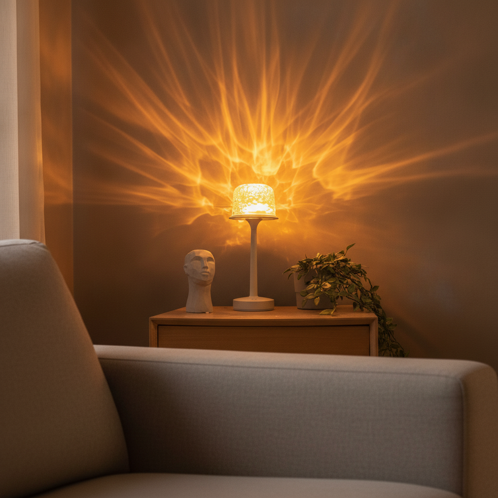 HomyPoint™SkyWave Lamp — studio product photograph