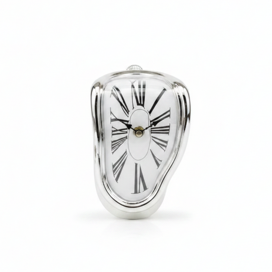 HomyPoint Surreal Melting Desk Clock — studio product photograph